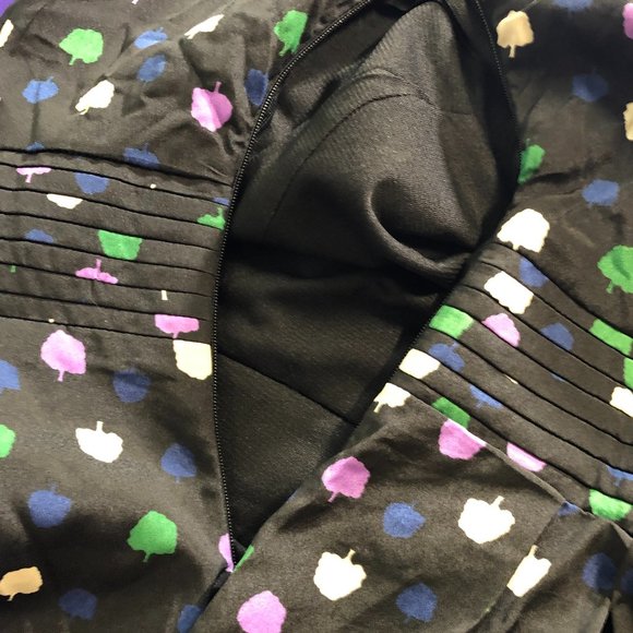 NWT 📌Freebird by Steven Cute Design  "Tiny Trees"  Work to Weekend Dress - Picture 7 of 13